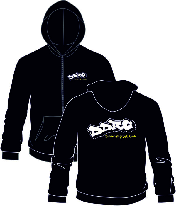 Dorset Drift RC Club Zipped Hoodie - Image 2