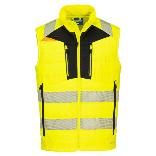 DX479 - DX4 Hi-Vis Hybrid Baffle Gilet - Image 3
