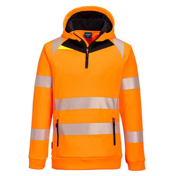 DX482 - DX4 Hi-Vis Quarter Zip Hoodie - Image 3