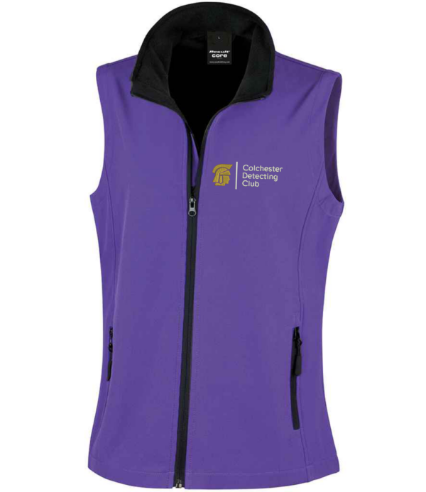 Colchester Detecting Club RS232F Ladies Shell Gilet