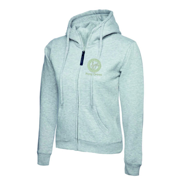 Pony Grove UC505 Ladies Zipped Hoodie