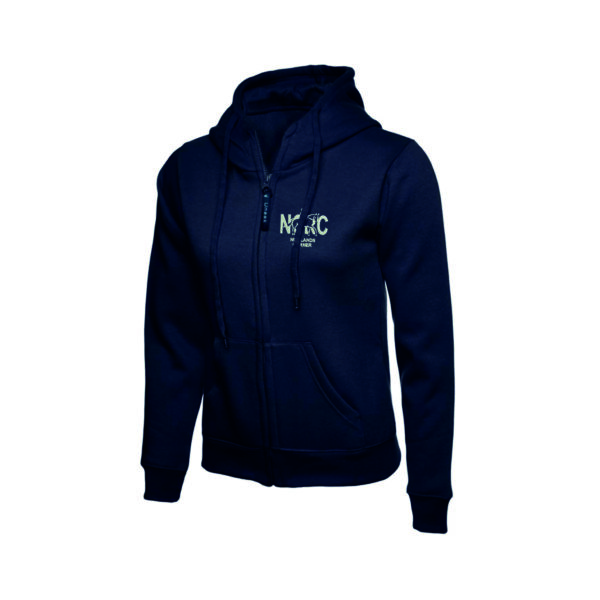Newlands Corner Riding Club UC505 Uneek Ladies Zipped Hooded Sweatshirt