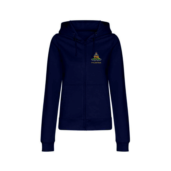 Fylde RAA AWDis JH050F Ladies Zipped Hoodie