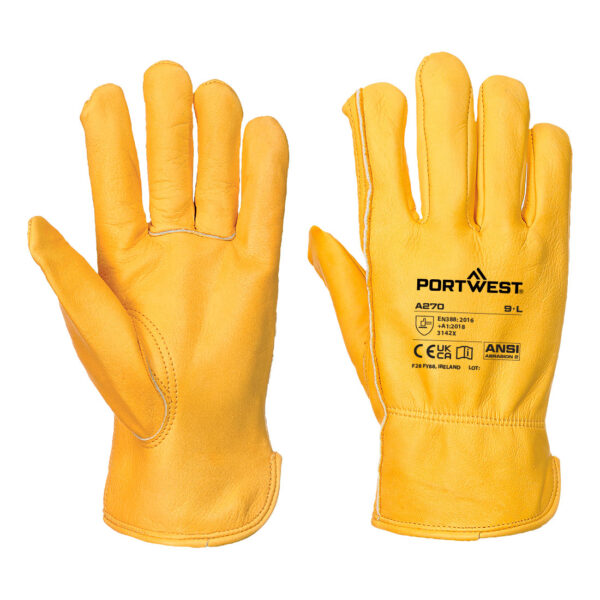 A270 Leather Driver 100 Cow Grain Glove
