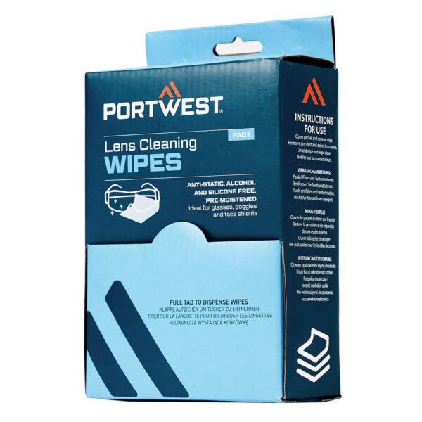 PA01 Lens Cleaning Wipes (100 towelettes)